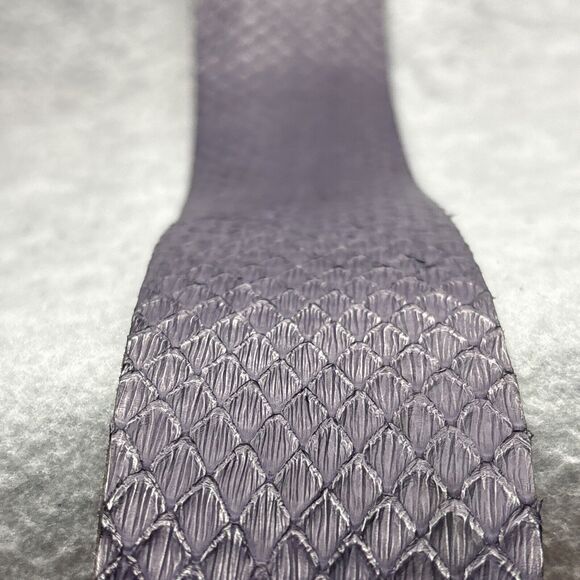 Brutalist Belt Buckle Colin Wilking Snake Asymmetrical Purple Dragon Vintage 70s - Picture 3 of 16